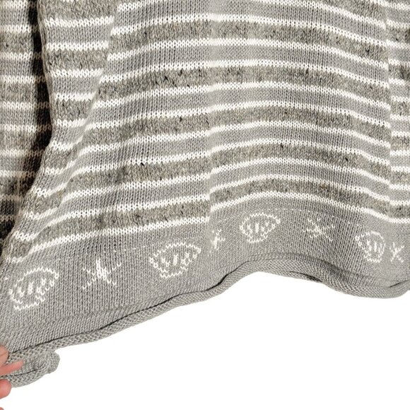 Thom Browne 4-Bar Grey Striped Nautical Theme Crewneck Sweater - Picture 3 of 8